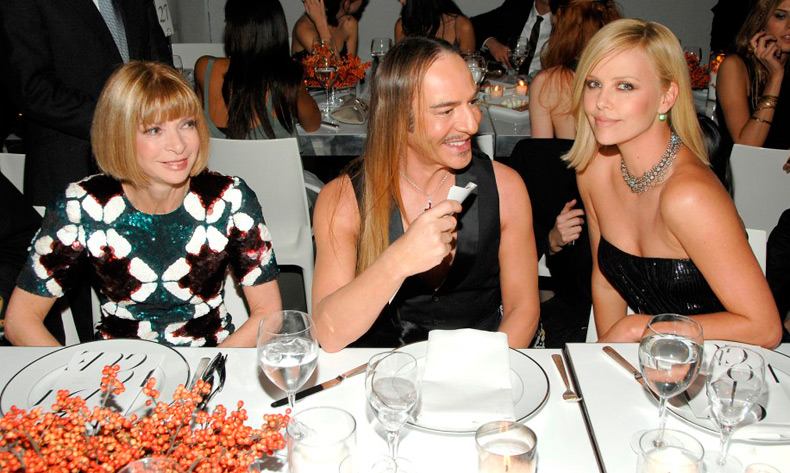 ดีไซเนอร์ John Galliano และ Anna Wintour photo