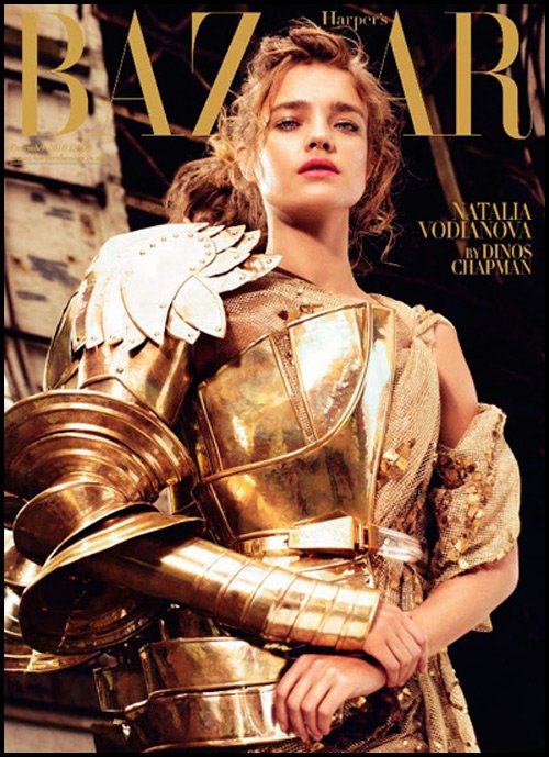 Natalia Vodianova บนหน้าปกนิตยสาร