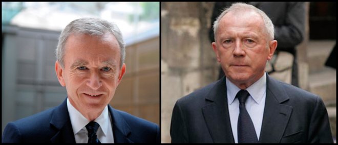 Francois Pinault และ Bernard Arnault