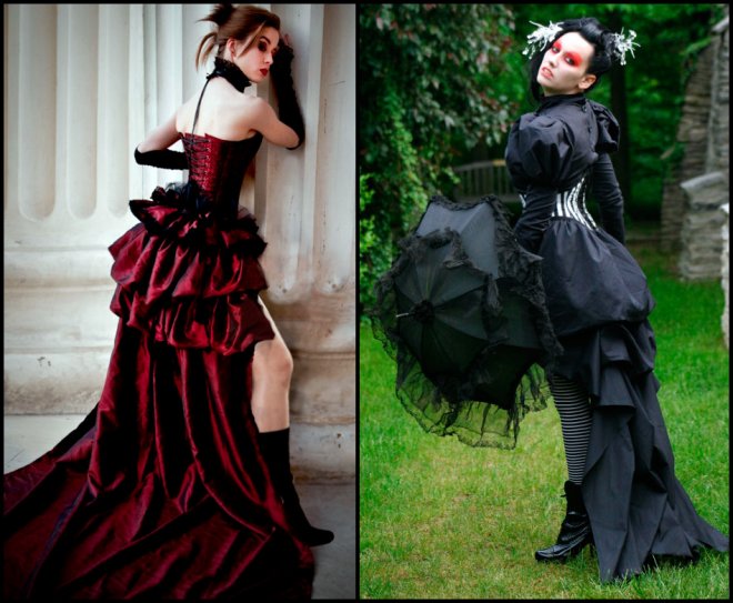 Gothic style in modern clothes