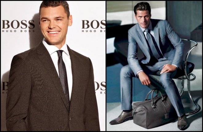 Classic style man by Hugo Boss