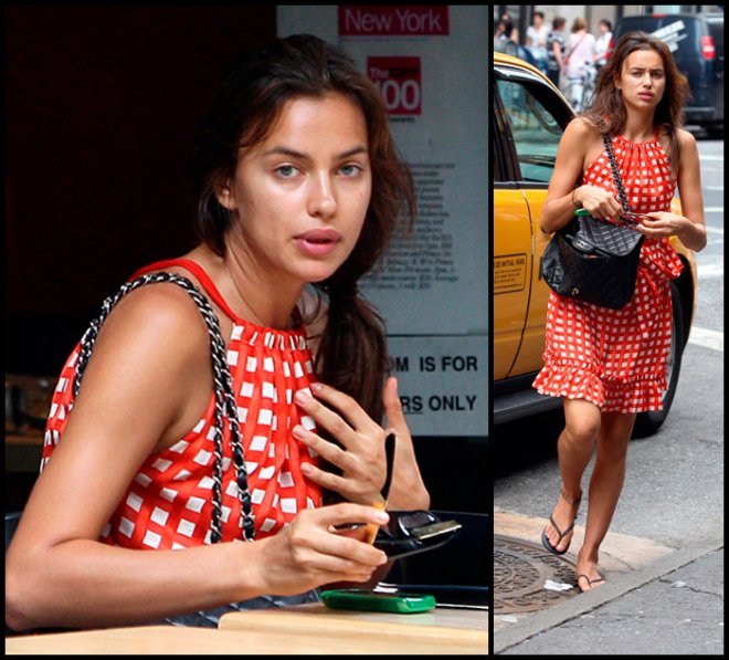 Irina Shayk ภาพถ่ายจากชีวิตจริง