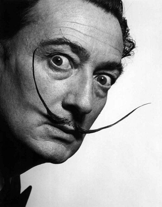 Philip Halsman - หนวด Salvador Dali