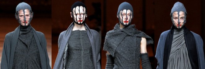 Rick Owens หมวกฤดูใบไม้ร่วง-ฤดูหนาว 2024-2025