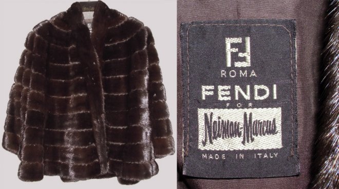 เสื้อคลุมขนสัตว์ Fendi