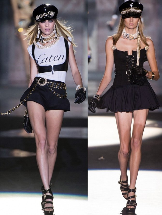 ภาพจากงาน Dsquared2 มิลานแฟชั่นวีค