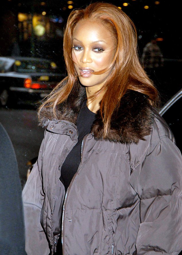 ภาพถ่ายนางแบบและพิธีกรรายการโทรทัศน์ Tyra Banks