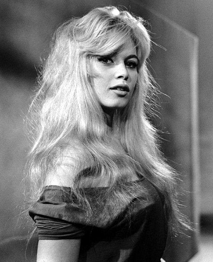 Brigitte Bardot ภาพถ่ายขาวดำ