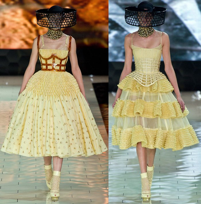 Alexander McQueen dresses spring-summer 2024, photo dresses