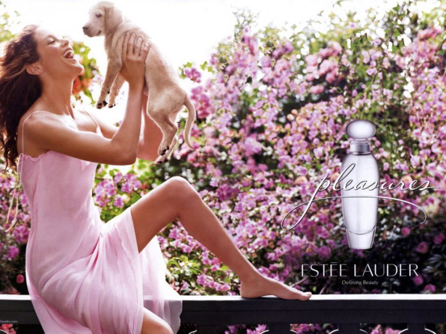 ภาพโฆษณาน้ำหอม Estee Lauder