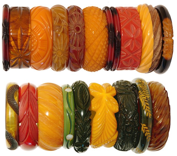 กำไล Bakelite - เครื่องประดับ Bakelite, photo