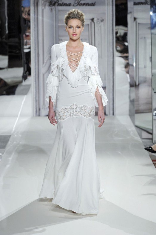 ชุดแต่งงาน Pnina Tornai สำหรับ Kleinfeld