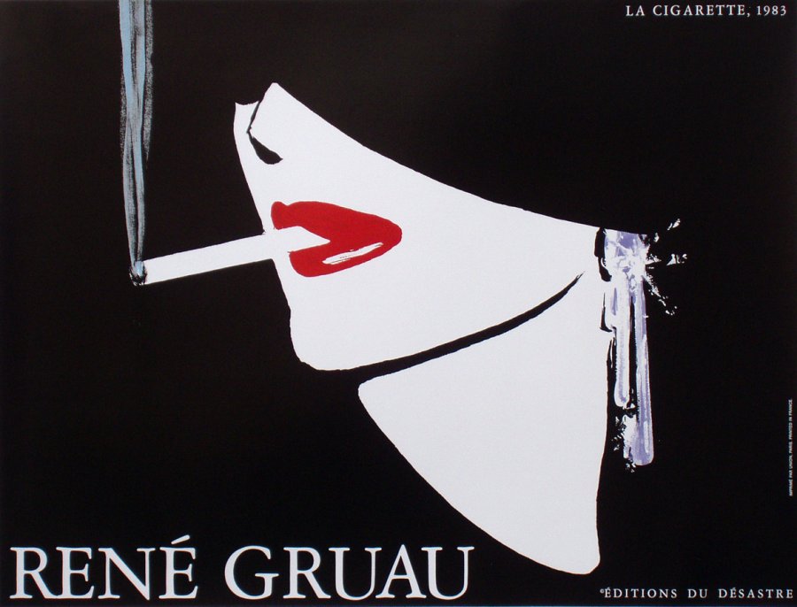 นักวาดภาพประกอบแฟชั่นชาวฝรั่งเศส René Gruau