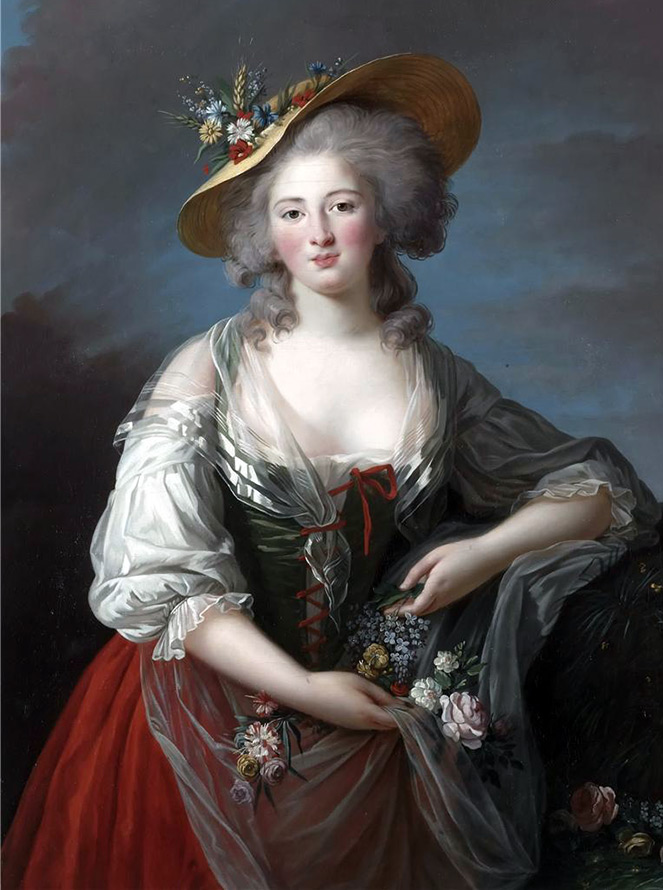 Hairstyle and headdress of the 18th century