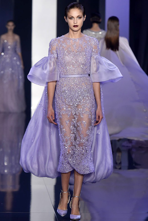 เดรสสีม่วงอ่อน Ralph & Russo