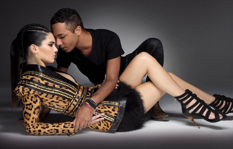 Olivier Rousteing และ Jenner Kendall