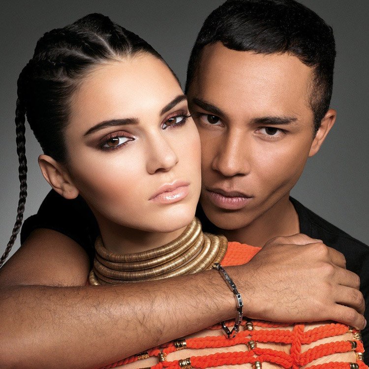 Olivier Rousteing และ Jenner Kendall