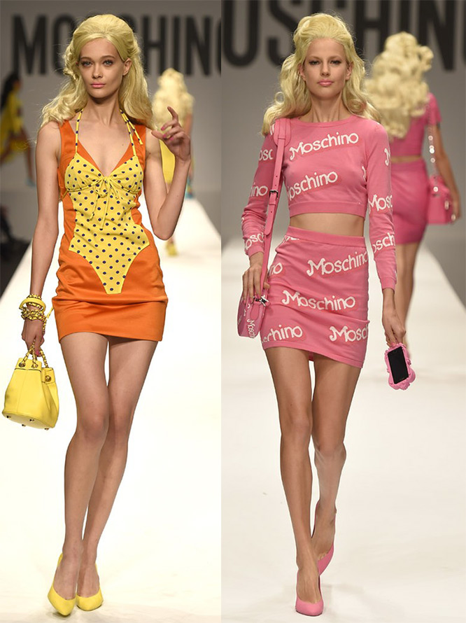 คอลเลคชั่น Moschino สำหรับสาวๆในสไตล์ตุ๊กตาบาร์บี้