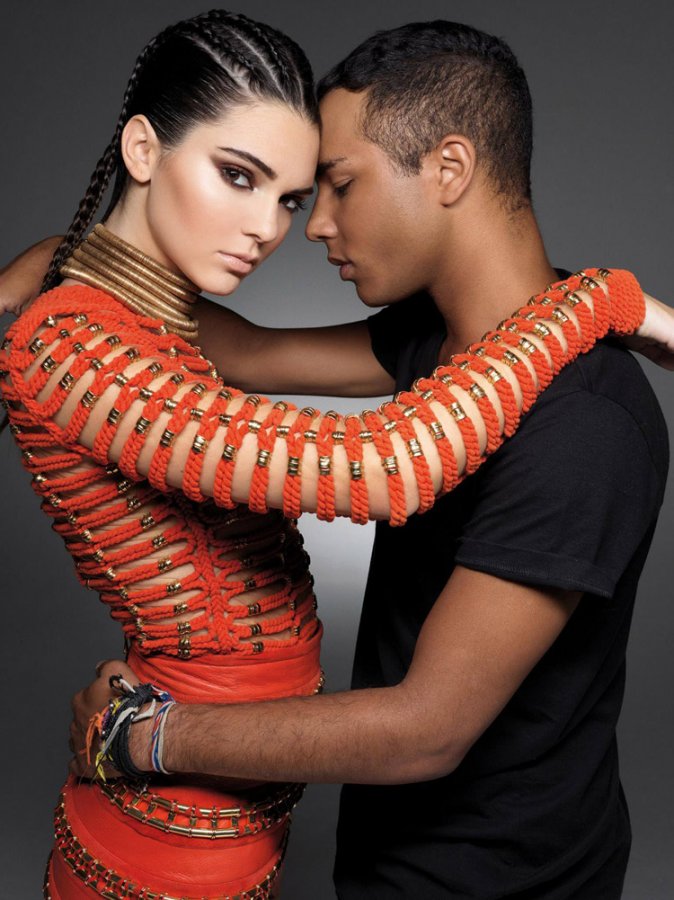 Olivier Rousteing และ Jenner Kendall