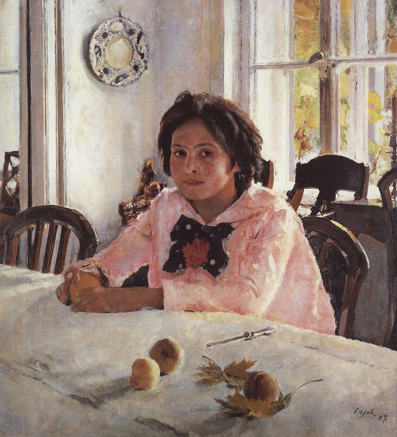 Valentin Serov สาวลูกพีช