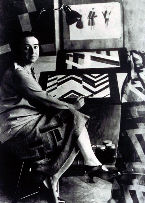 Sonia Delaunay ในที่ทำงาน