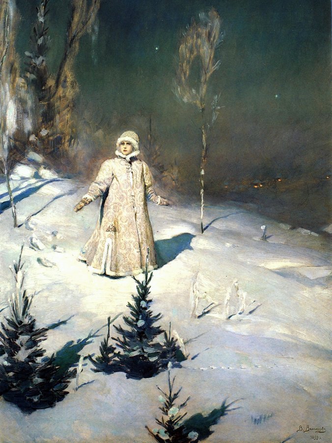 Snow Maiden ในภาพวาดของ Vasnetsov