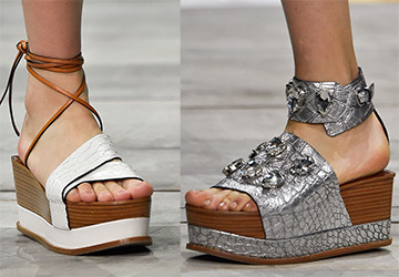 Platform shoes spring-summer 2024