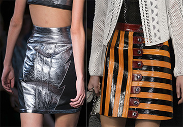 Beautiful leather skirts 2024