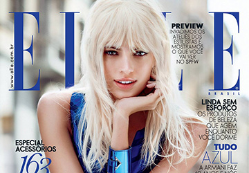 Devon Windsor บนหน้าปกของ Elle