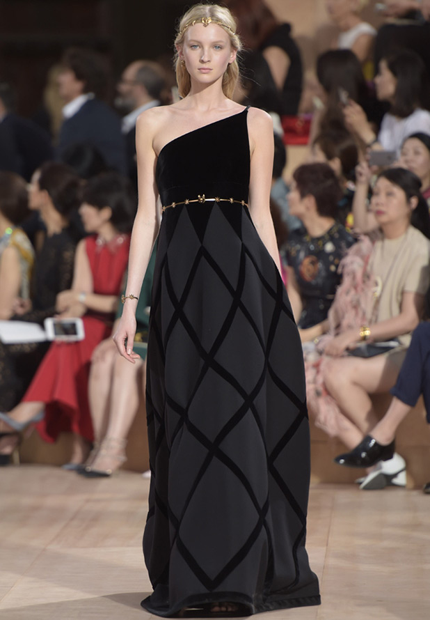 Black dress by Valentino