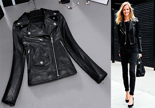 Biker jacket - photos of images and history