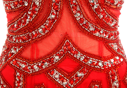 Red wedding dress for the brave bride