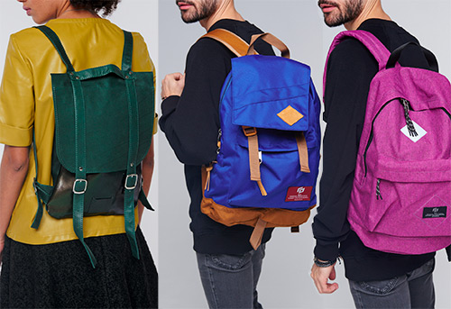 Backpacks from Russian designers