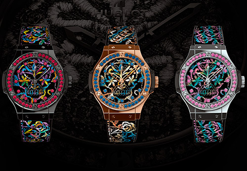 Hublot luxury watch with embroidery