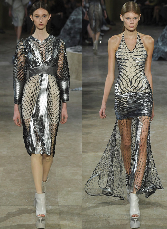 Iris van Herpen Shiny Dresses