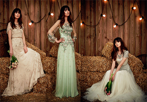 Jenny Packham's lovely wedding dresses