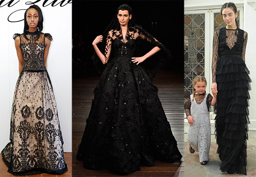 7 black wedding dresses for a mystical wedding