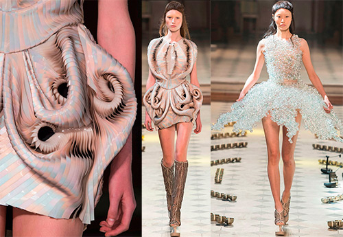 การพิมพ์ 3 มิติและงานหัตถกรรมในคอลเลกชั่น Iris Van Herpen couture