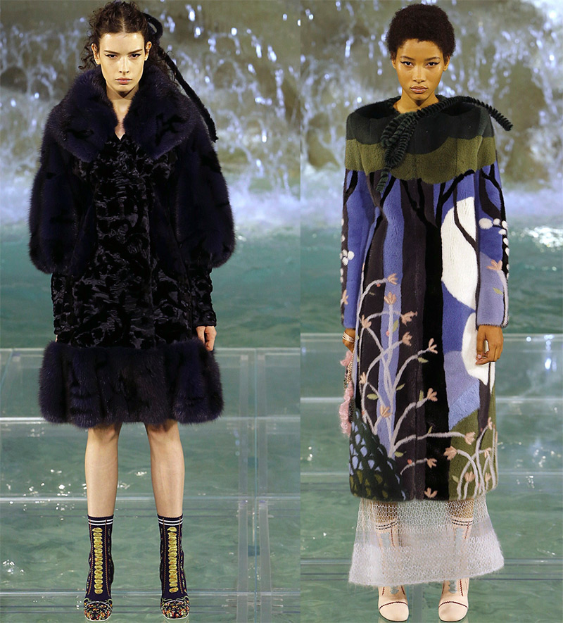 beautiful Haute Couture fur coats