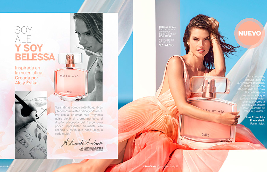 Alessandra Ambrosio เปิดตัวน้ำหอมตัวแรกของเธอ