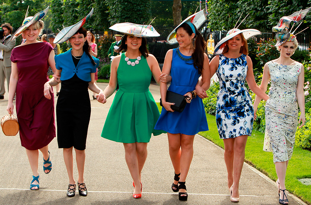 สาวๆ ในการแข่งขัน Royal Ascot