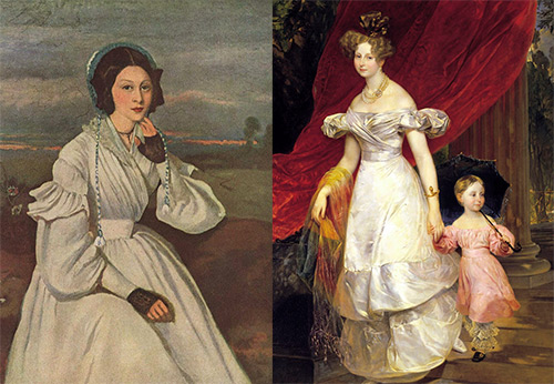 Fashion history and costume during the Romantic period