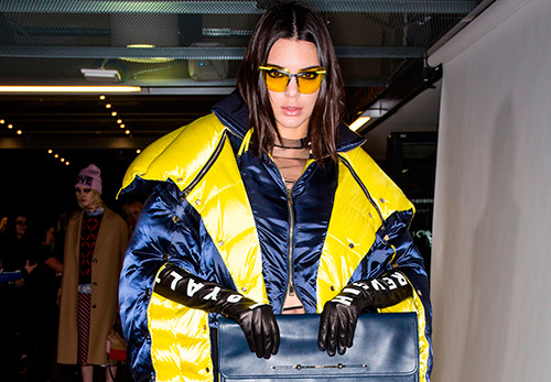 Fall-winter 2024-2025 in the images of Kendall Jenner