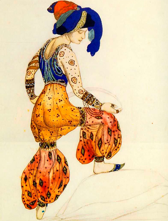 Leon Bakst และประวัติศาสตร์เครื่องสำอาง