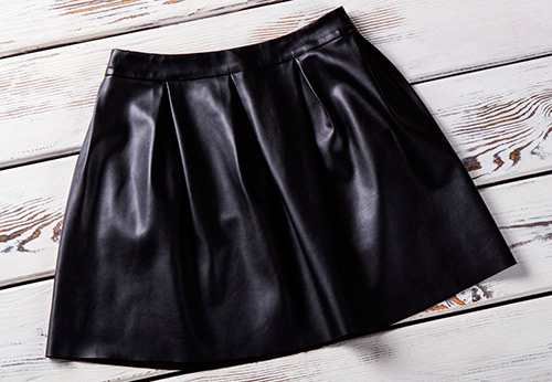 Short and long leather skirts 2024-2025