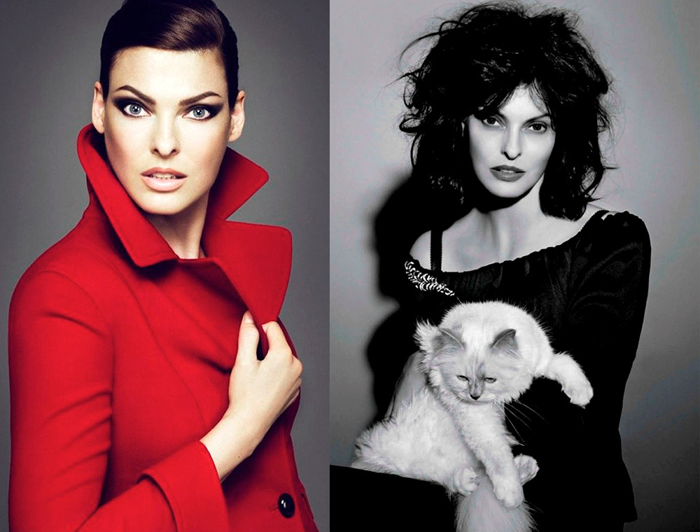 Linda Evangelista - ภาพถ่ายในวัยหนุ่มของเธอ