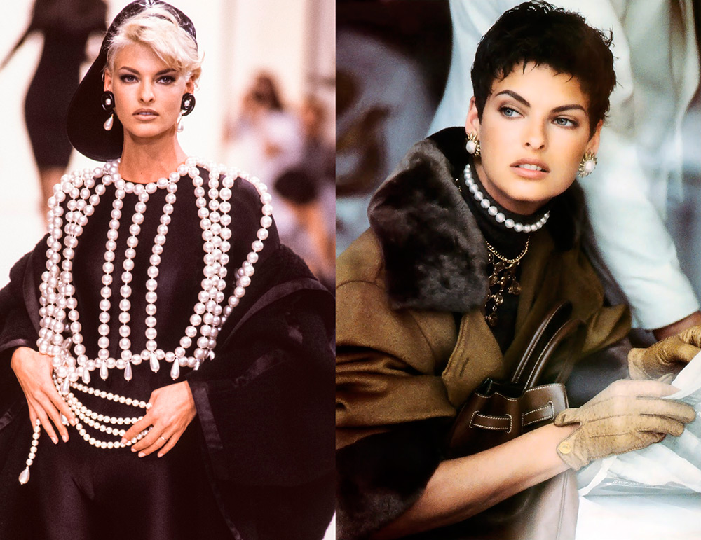 Linda Evangelista - ภาพถ่ายในวัยหนุ่มของเธอ