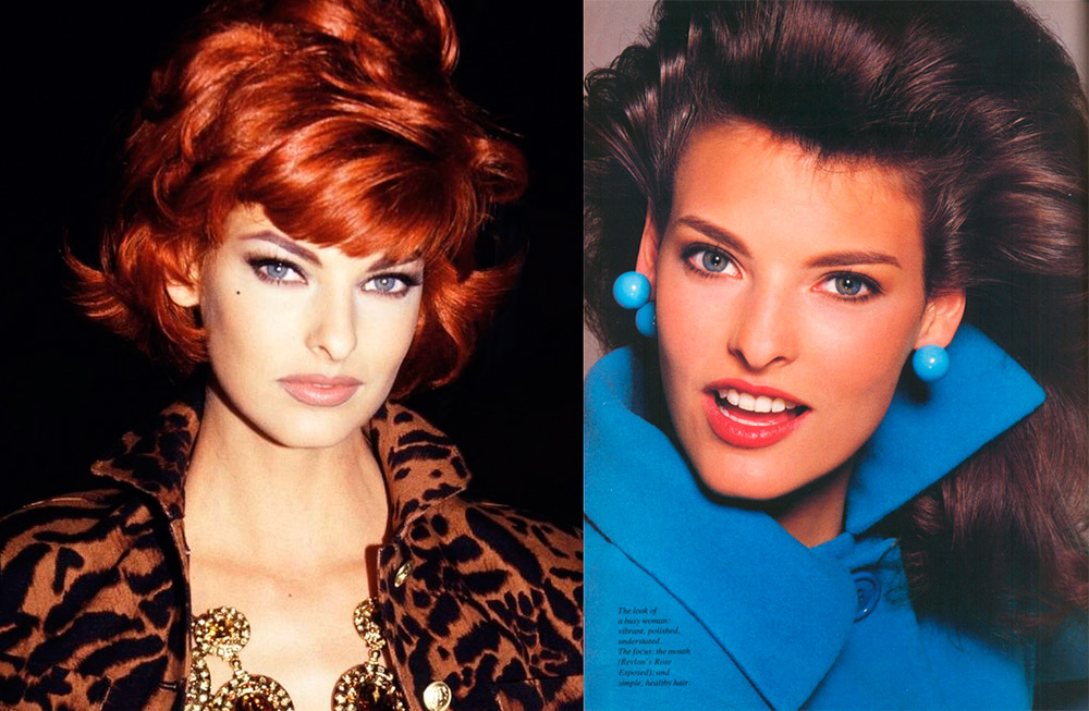 Linda Evangelista - ภาพถ่ายในวัยหนุ่มของเธอ