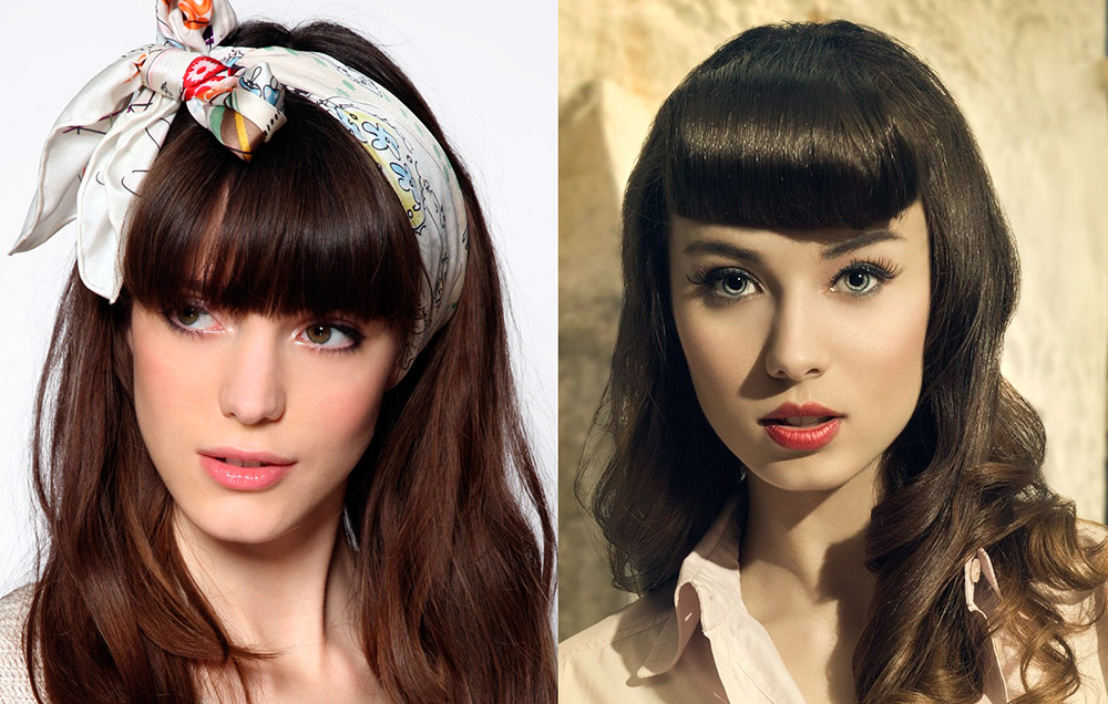 Who is suitable for hairstyles with bangs