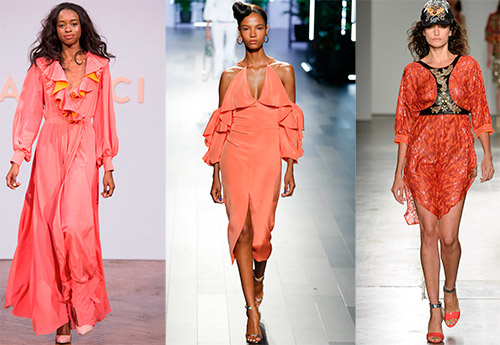 21 coral dresses from the new 2024 collections